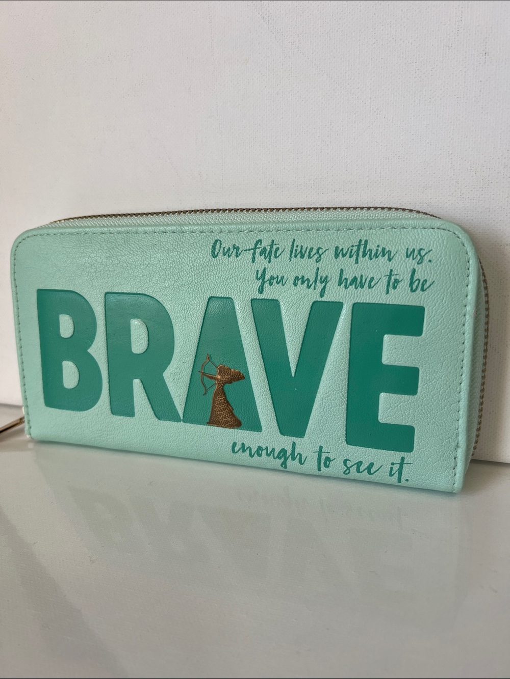 Disney BRAVE Mint Zip-Around Wallet